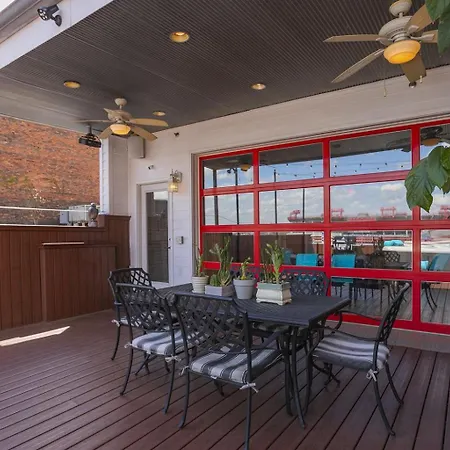 The Titan Penthouse Nashville-rooftop Hot Tub Printer's Alley-steps To Broadway Holiday home
