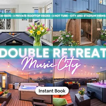 Rooftop Hot Tub Game Barrel Sauna Nashville