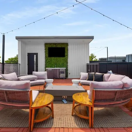 Luxury Living At Velvet And Vinyl Rooftop 6 Beds Nashville