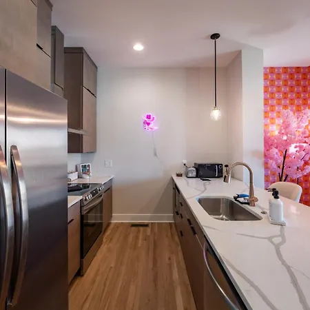 Homestay Rose Social - Rooftop Hot Tubgame Roomsleeps 12 Nashville