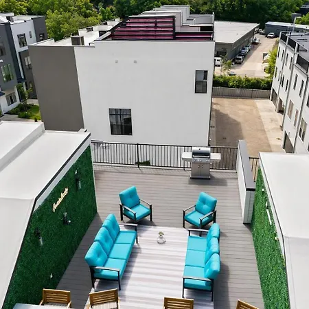 2 Rooftop Homes - Sleeps 24 - Near Geodis Park Nashville