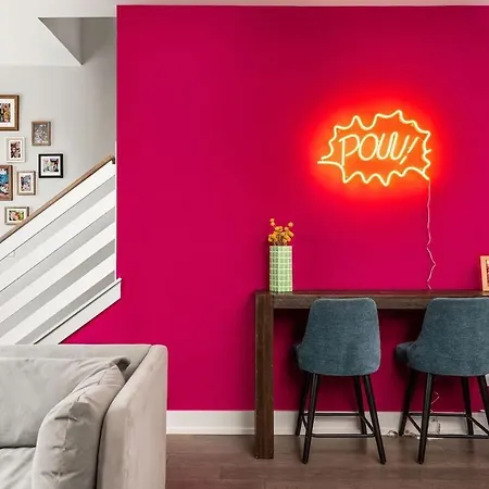 Pop Art 4br Near Downtown And Sleeps 10 Apartment Nashville