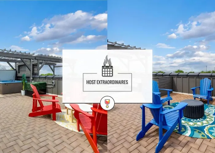 Two Townhomes - Hot Tubs And Rooftop Balconies