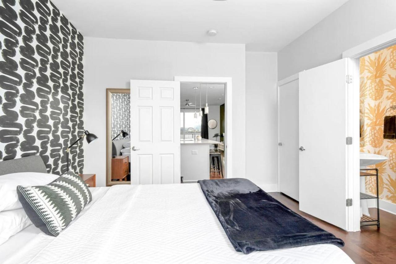 Big New And Modern With Skyline View Mural And Ping Pong