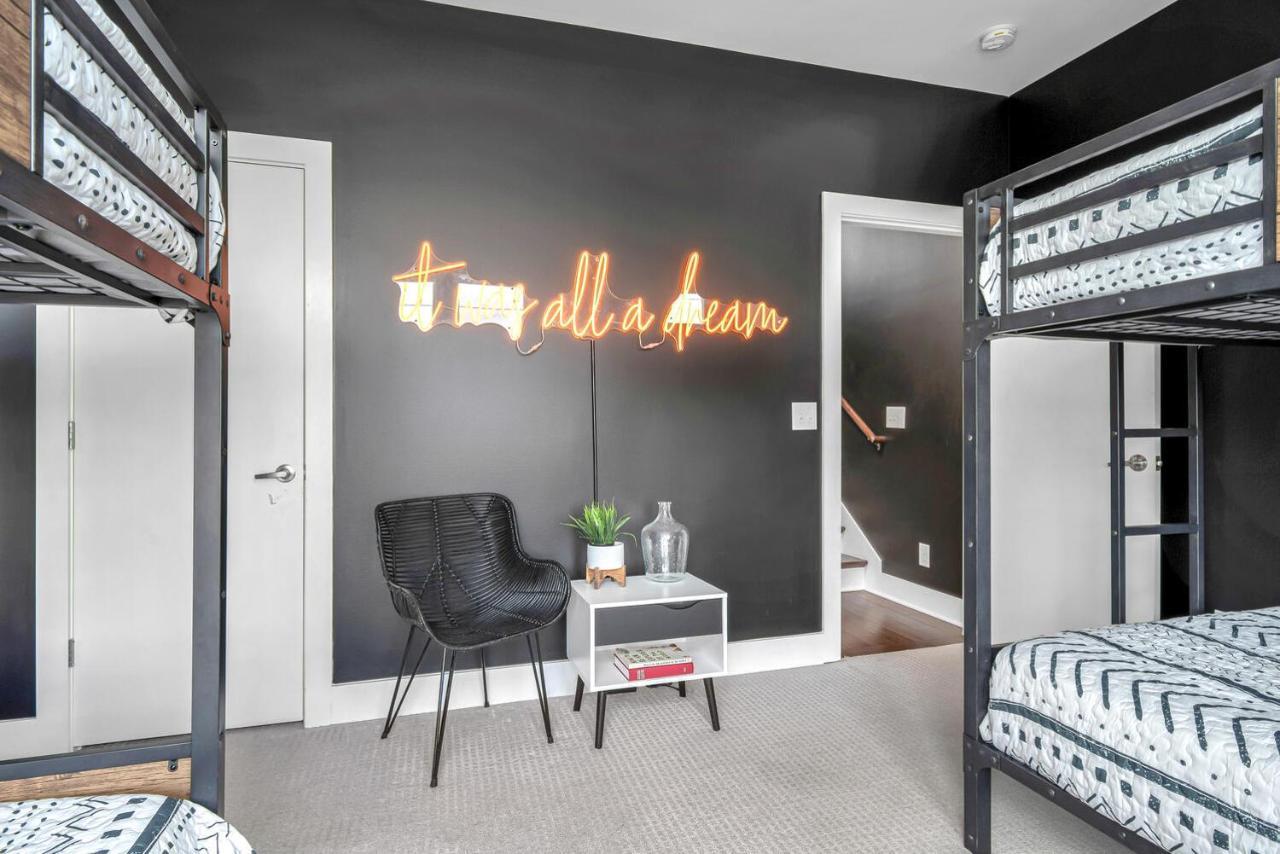 Big New And Modern With Skyline View Mural And Ping Pong