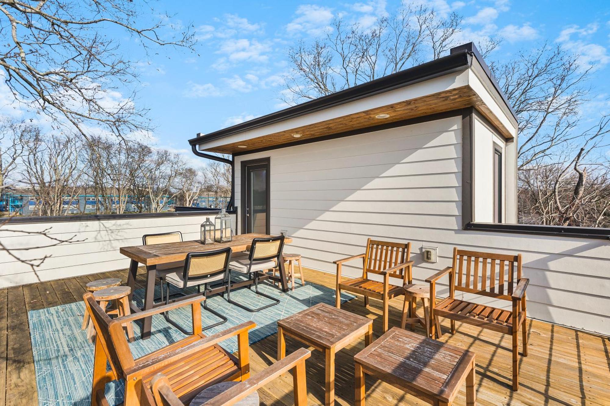 Modern Luxury Rooftop Deck, 3 Mi To Downtown * Nashville