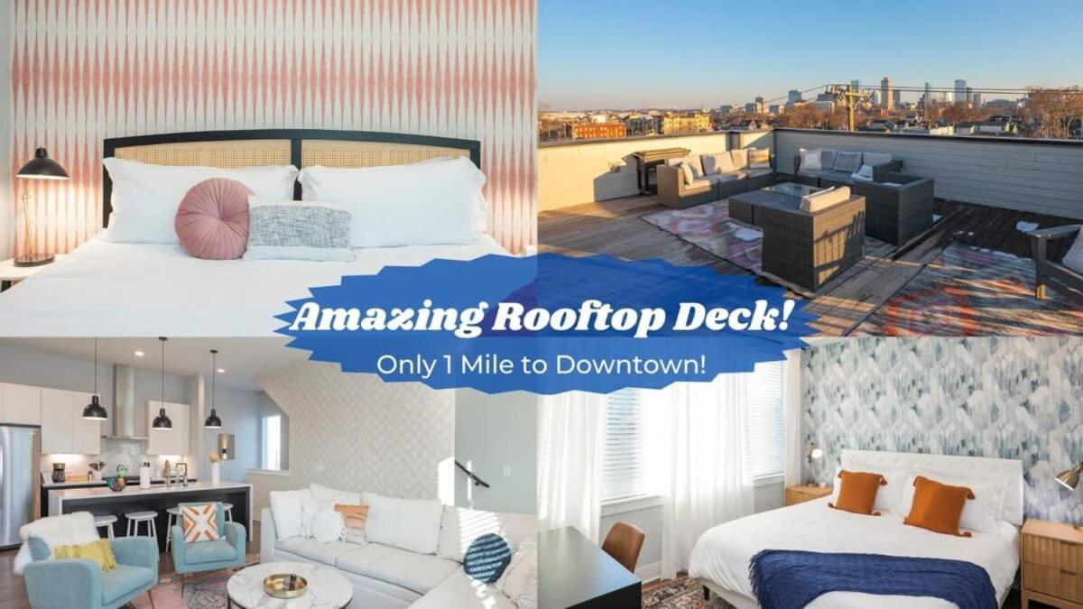 1 Mile To Downtown 4br 4ba W Rooftop Deck Holiday home *