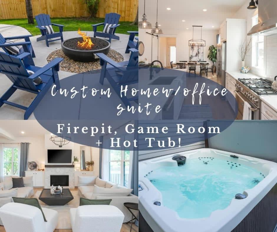 Custom Office Game & Fire Pit Holiday home