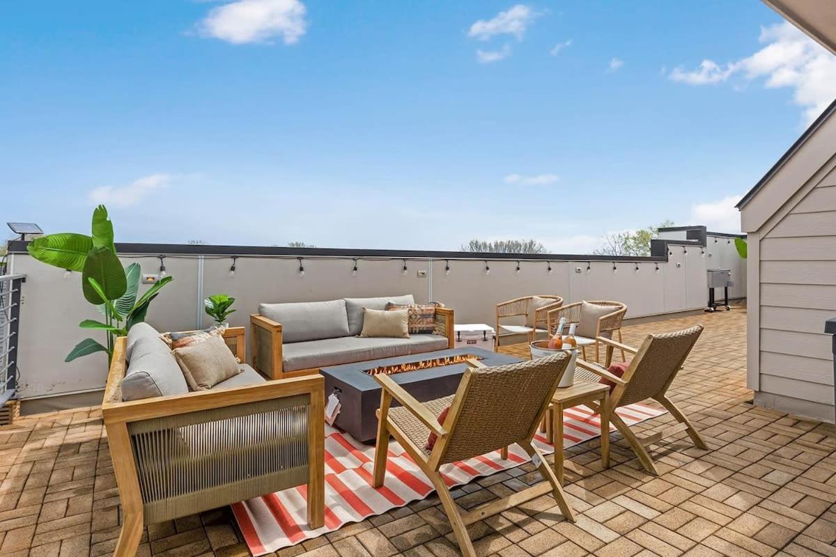 The Hadden House - Rooftop Lounge With Firepit Holiday home