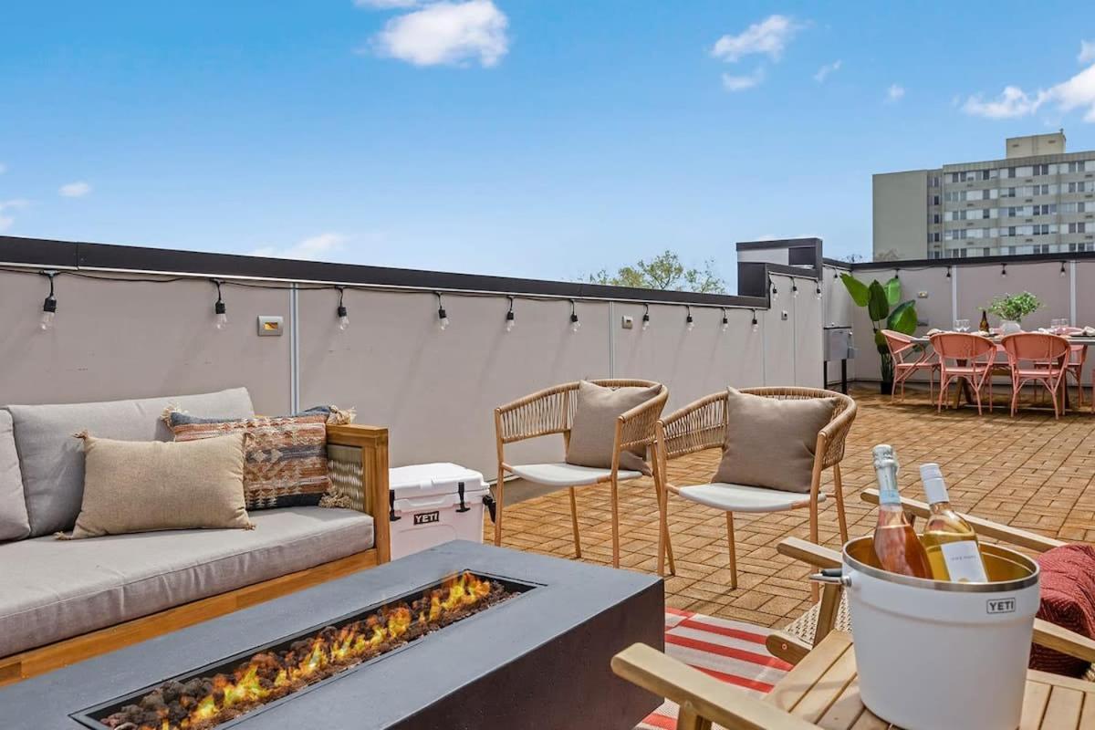 The Hadden House - Rooftop Lounge With Firepit Nashville