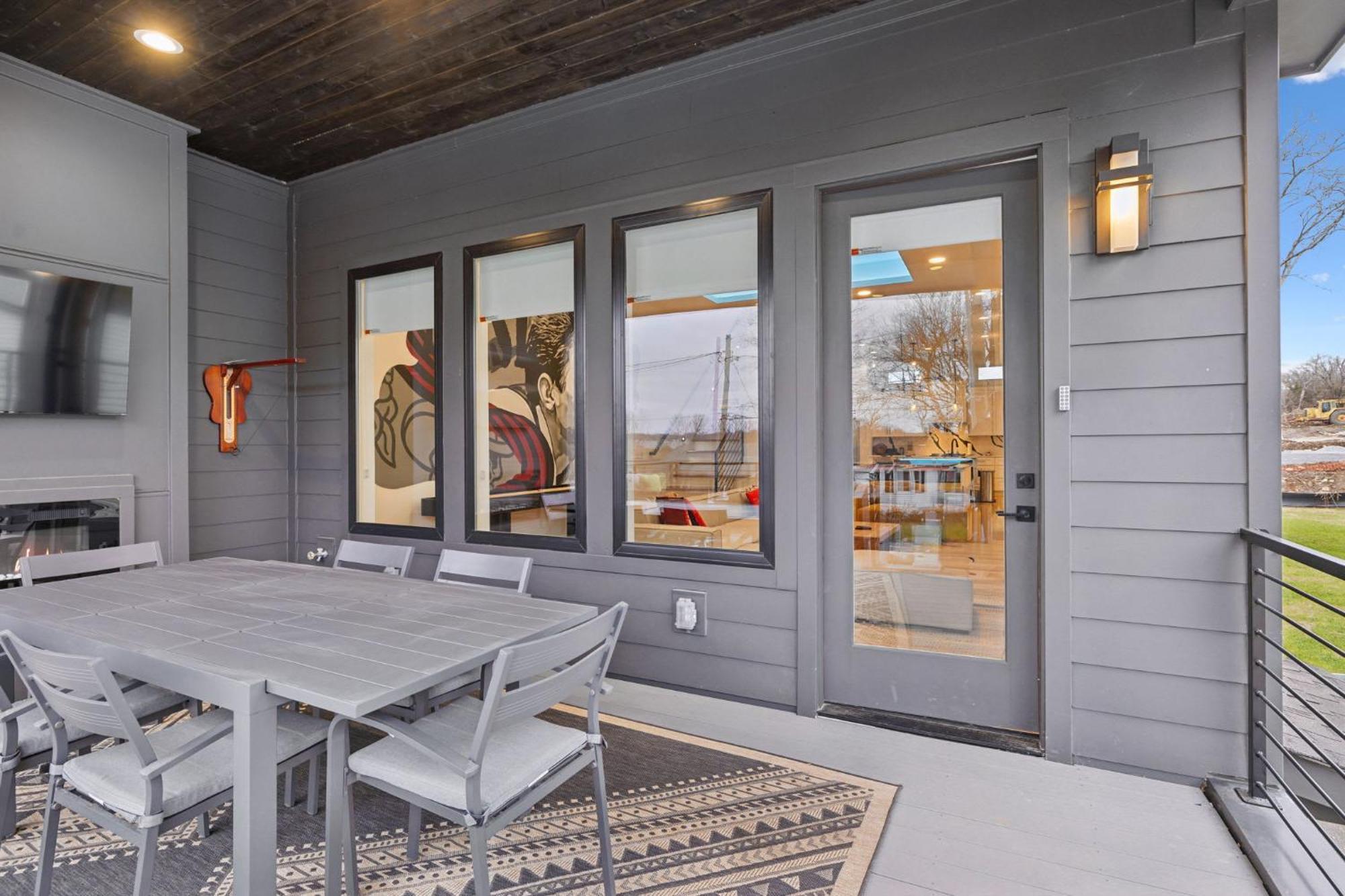 Sleek Multi-level Rooftop Views & Pool Table