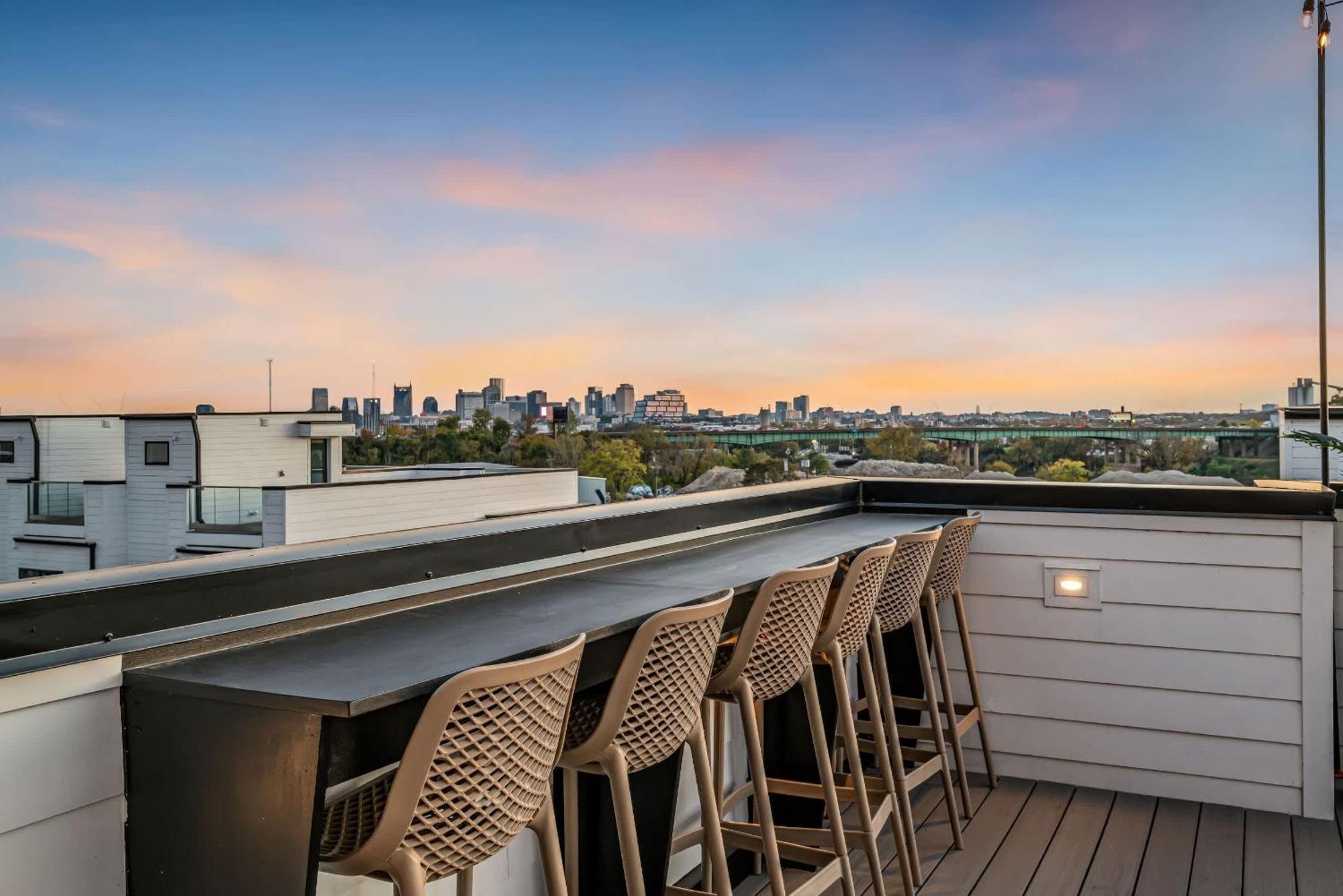 Disco Themed Hot Tub & Rooftop Decks In * Nashville
