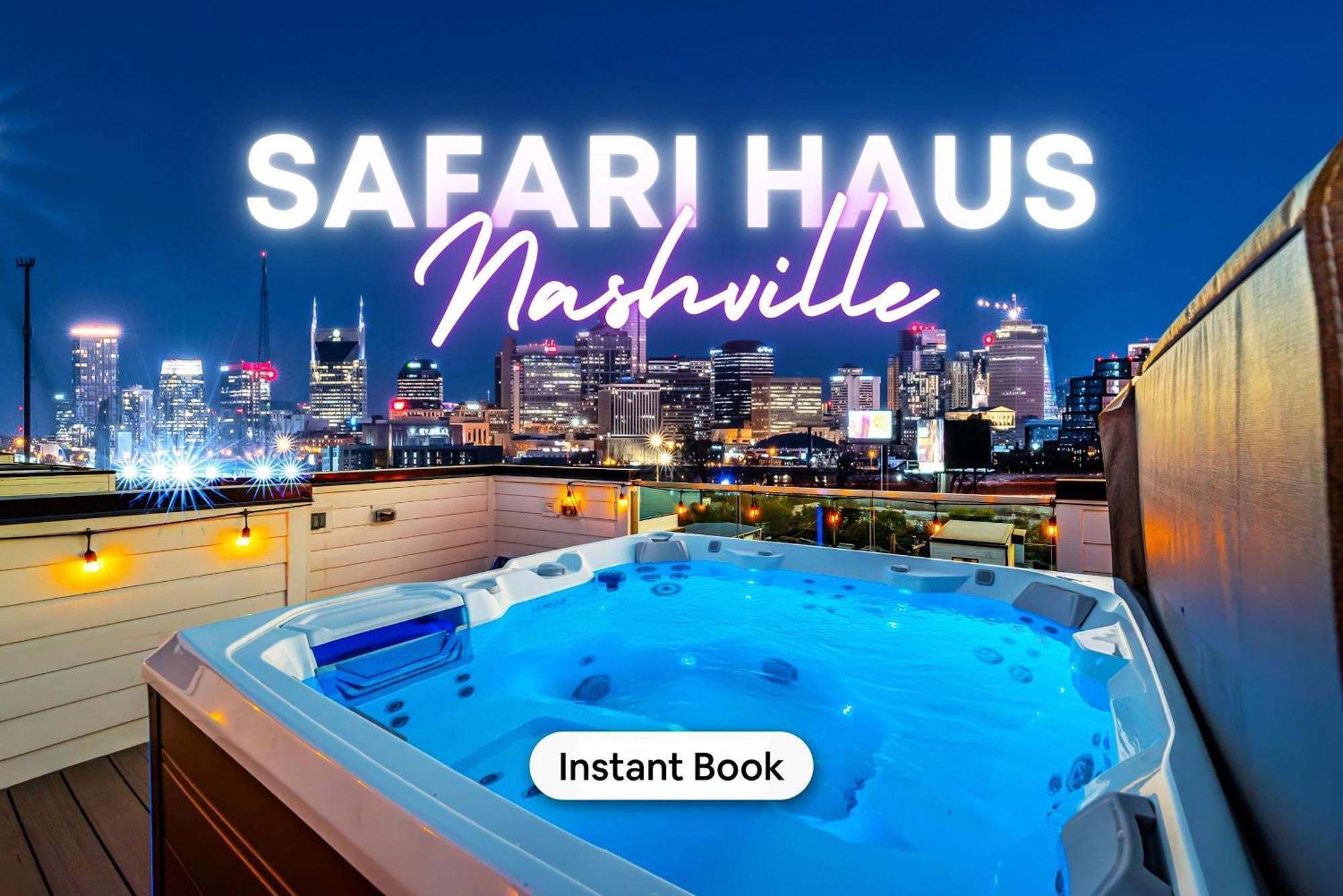 Disco Themed Hot Tub & Rooftop Decks In Holiday home Nashville
