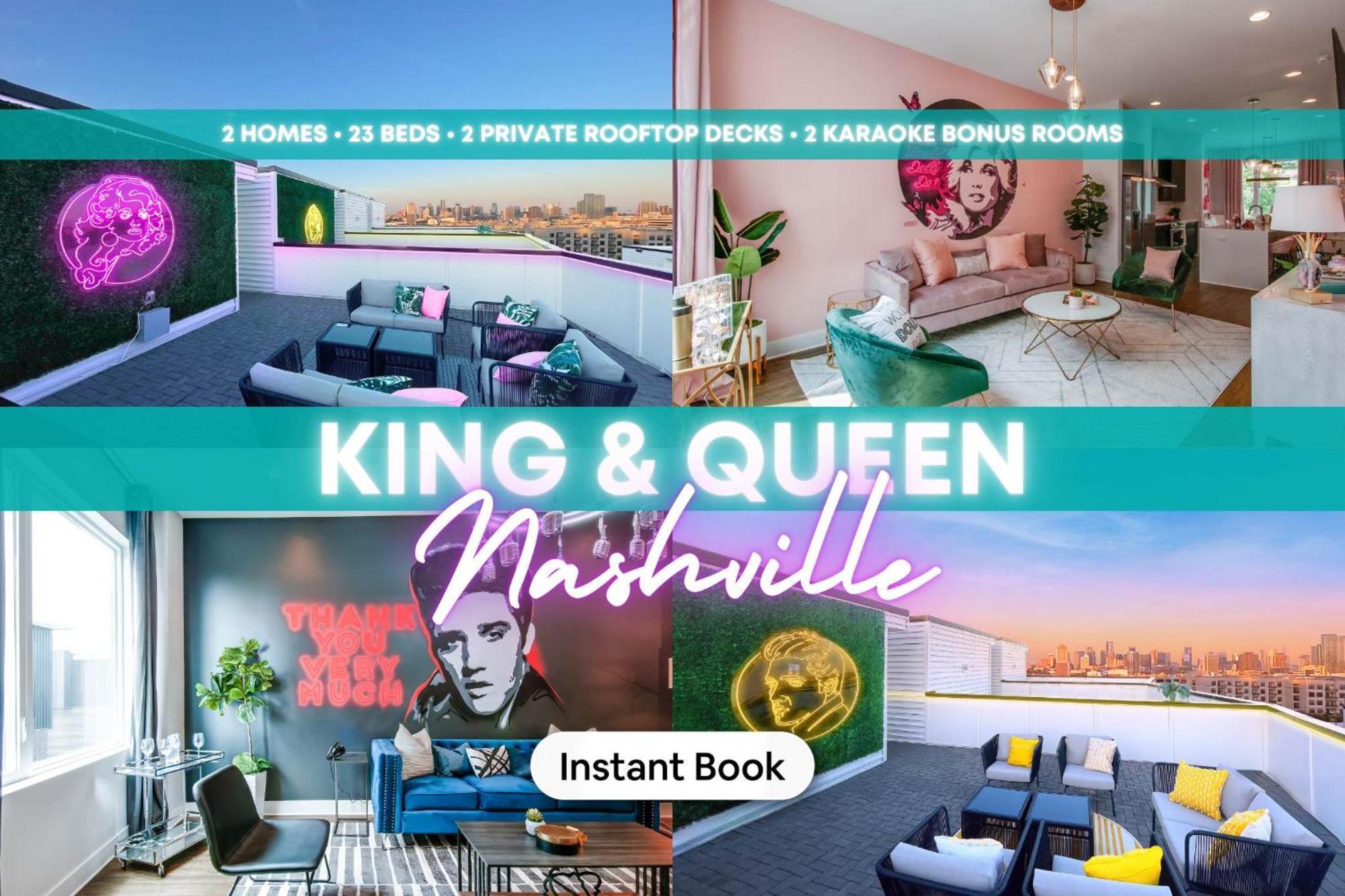 Holiday home King & Queen 2 Homes - 24 Beds Views Nashville