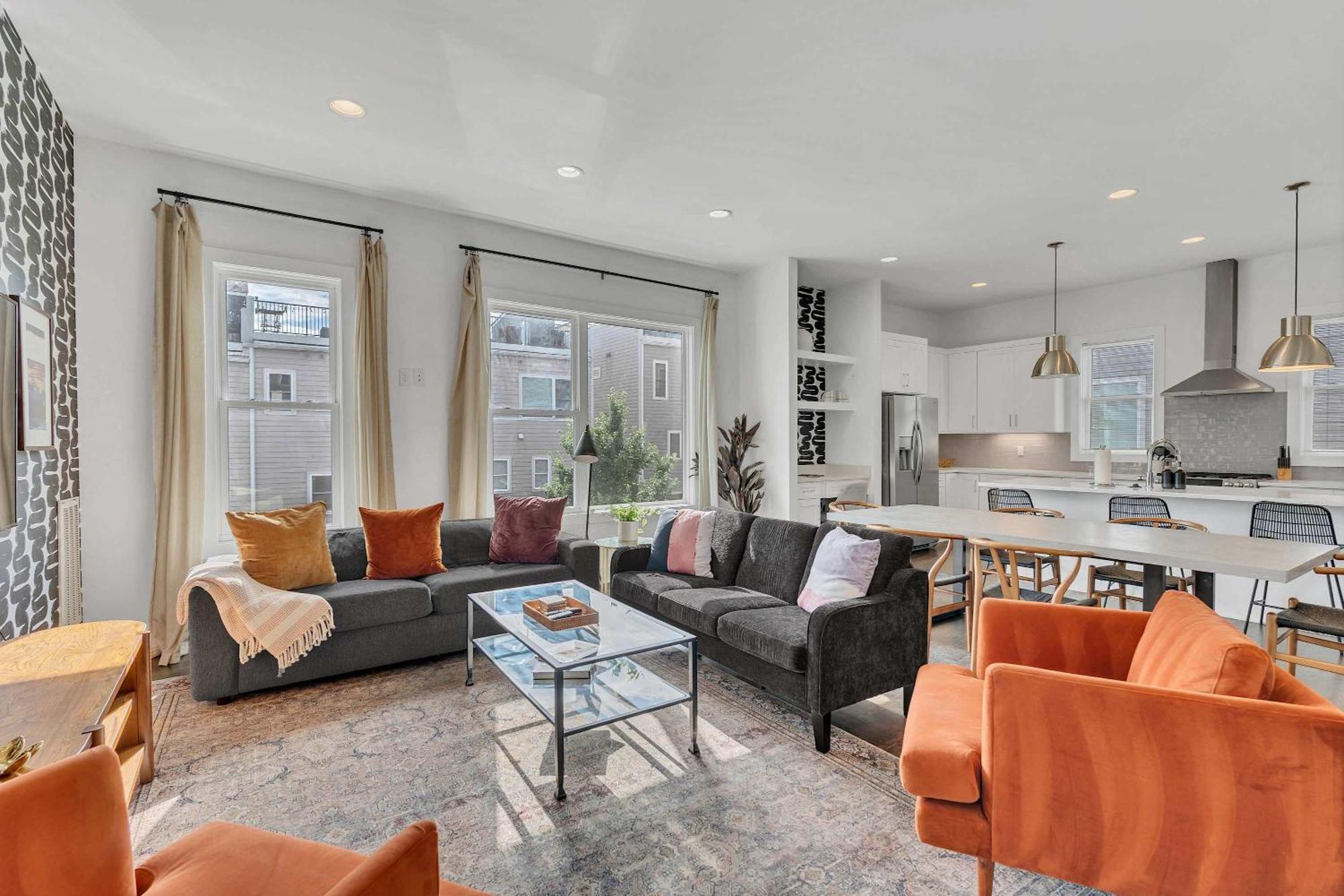 2 Lux Homes Huge Rooftop 2mi To Dt Sleeps 24 *