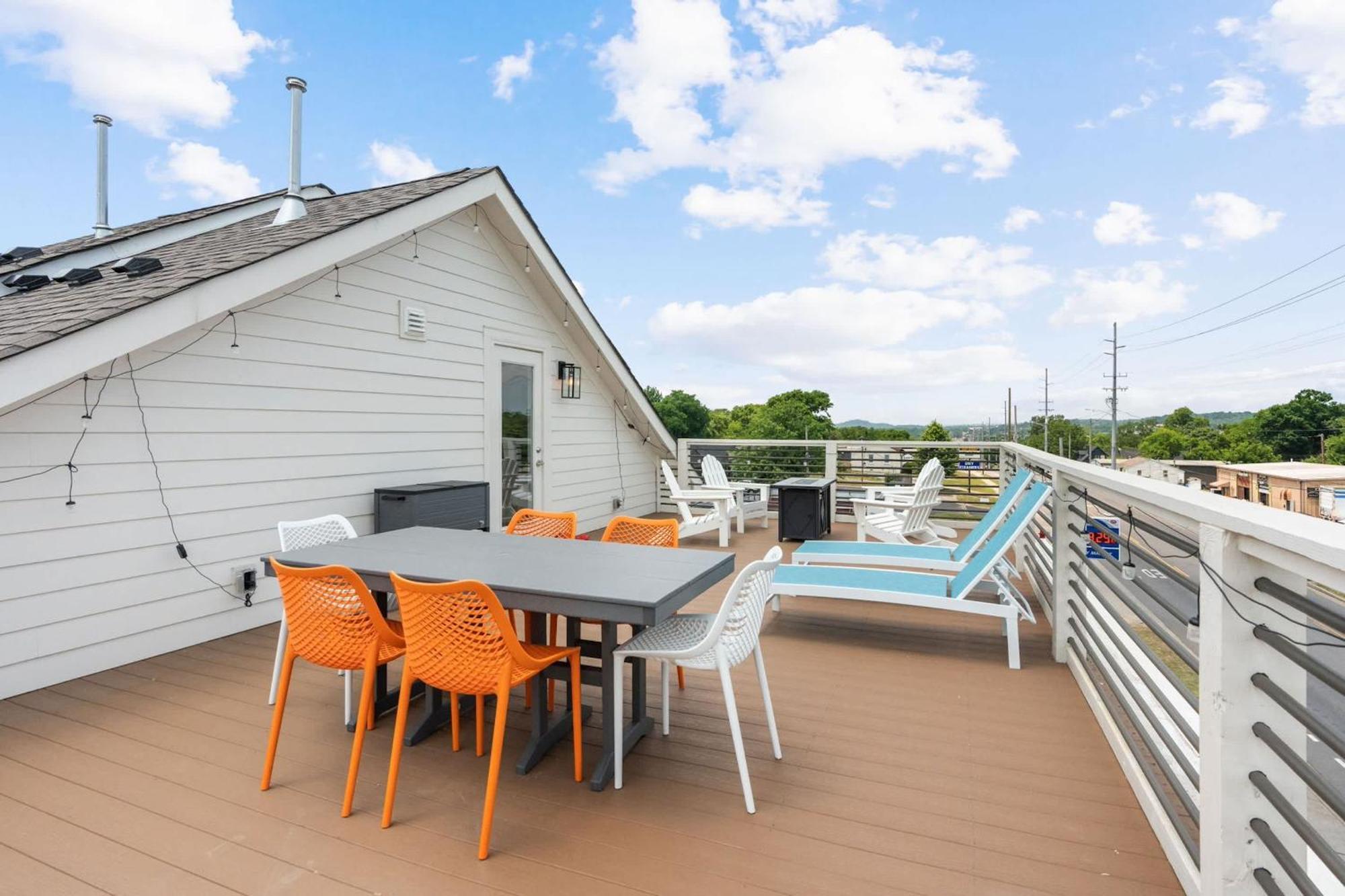 Chic Townhome For 8 W Rooftop * Nashville