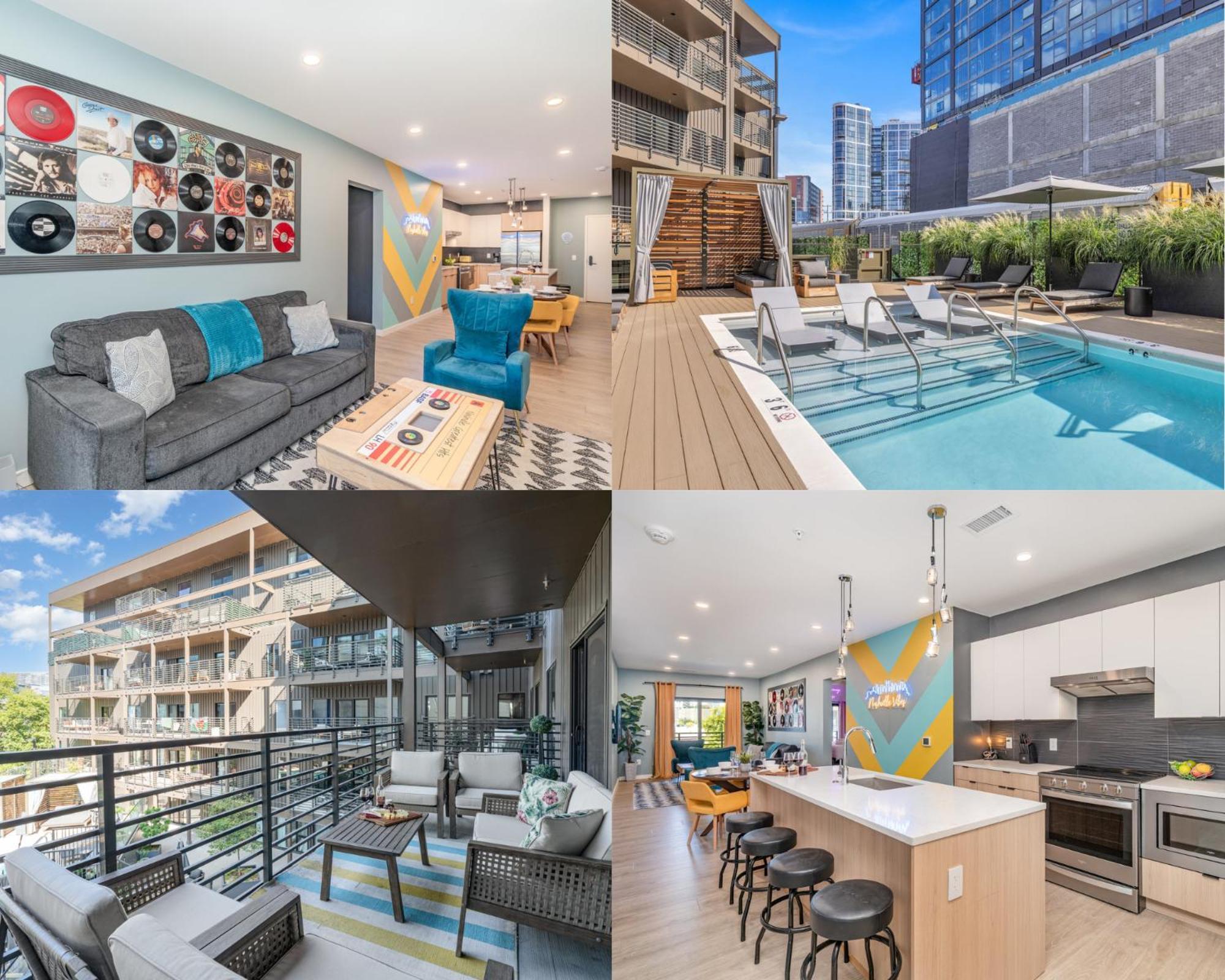 Hyve - Neon Lights - Pool & Gym - Walk To Broadway Holiday home Nashville