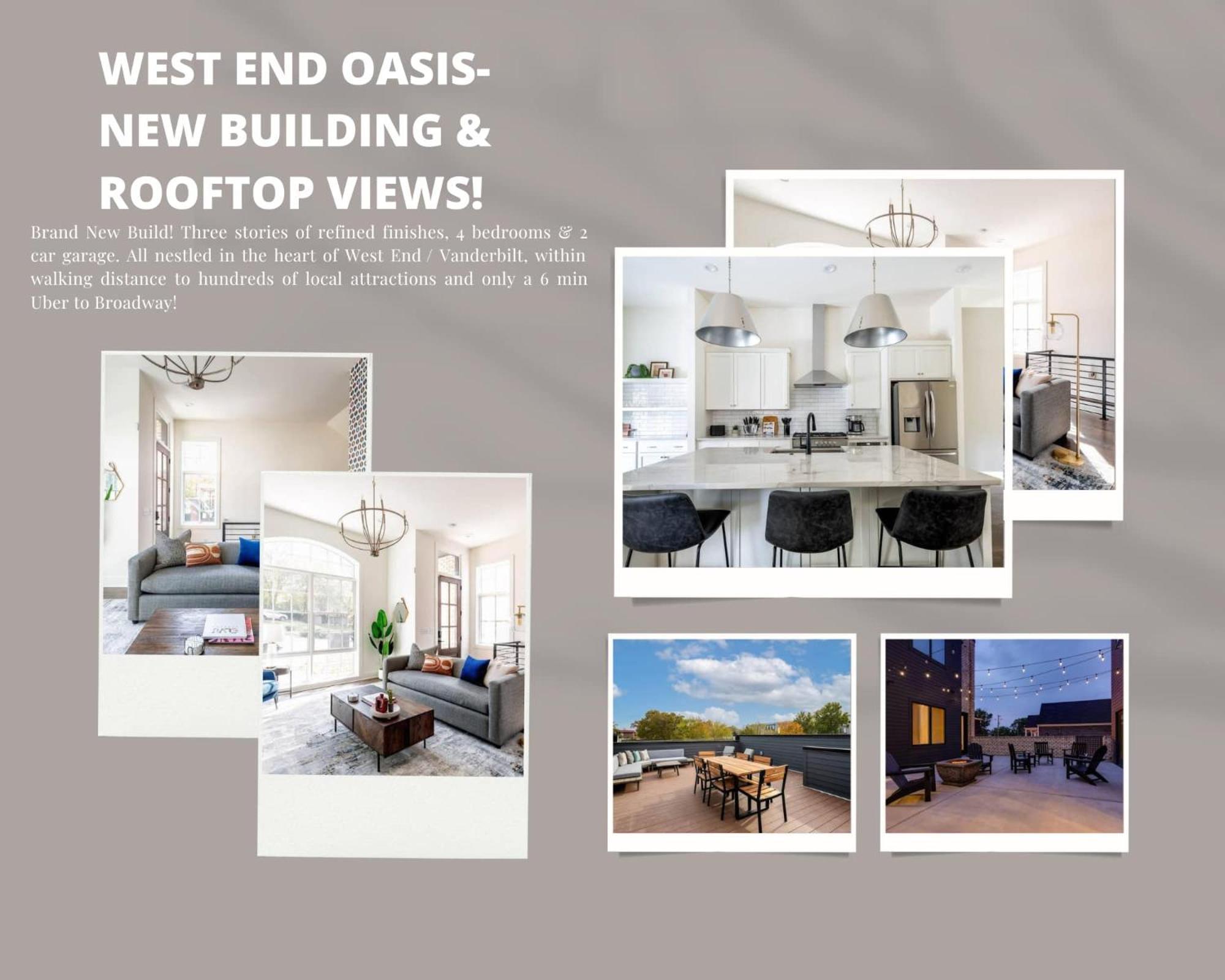 Holiday home West End Oasis-new Building & Rooftop Views Nashville