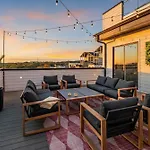 Disco Themed Hot Tub & Rooftop Decks In * Nashville