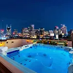 Disco Themed Hot Tub & Rooftop Decks In * Nashville