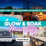 8br Rooftops With Hot Tub Fire Pit Skyline Views Nashville