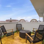 Penthouse River View Condo With Patio And Parking Near Downtown