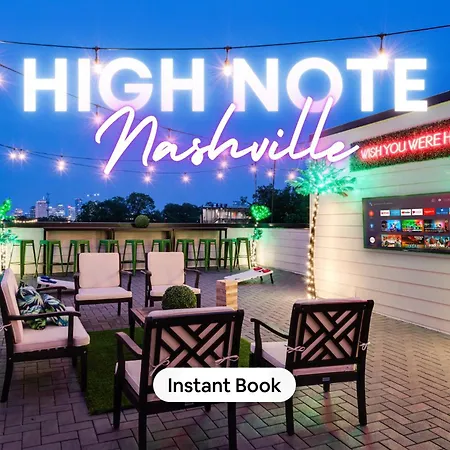 New High Note Rooftop Views 10 Beds Near Dt Holiday home Nashville