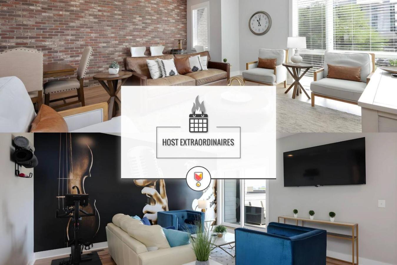 Two Townhomes Rooftop Lounges With Skyline Views Holiday home