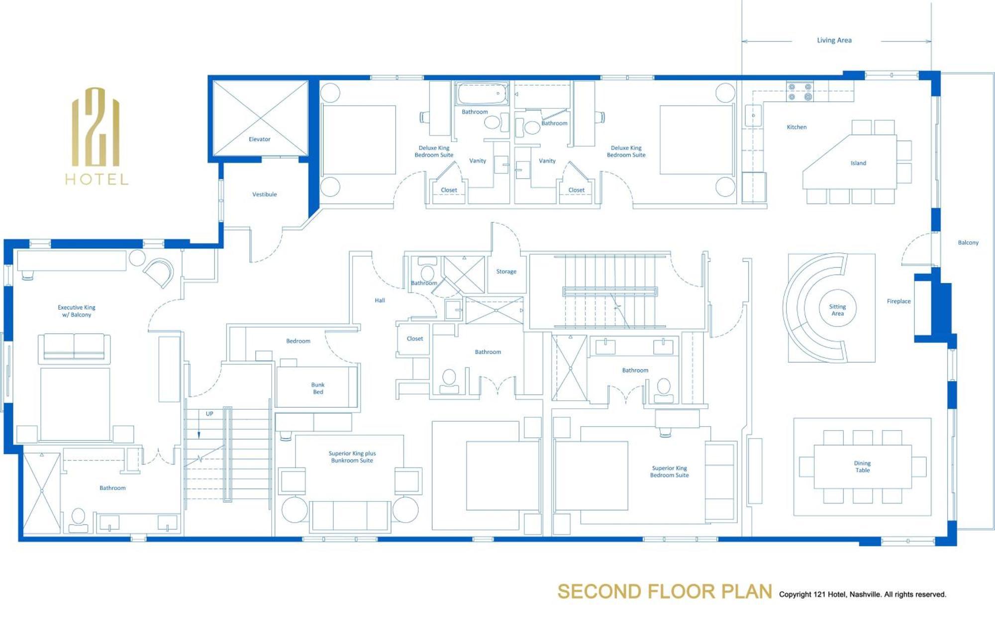 121 Floor 2 Buyout By Avantstay Entire Second Floor Buyout Of 121 Sleeps 18 * Nashville
