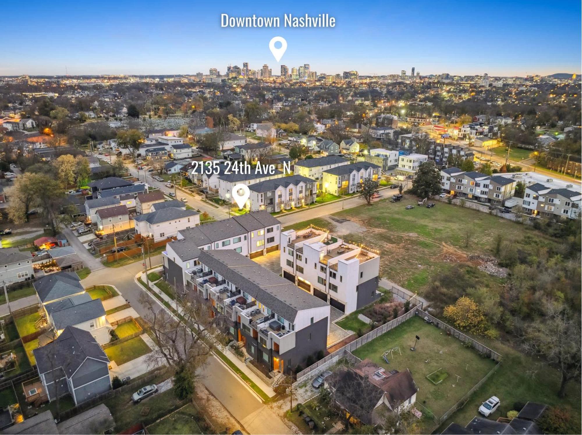 Private With Rooftop Game Near Downtown Nashville